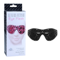 LUXURY FETISH EYE MASK BLACK