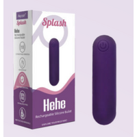 SPLASH HEHE RECHAGEABLE SILICONE BULLET - PURPLE