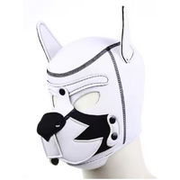 NEOPRENE PUP HOOD - FOXY WHITE