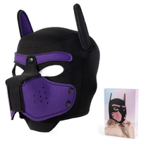 NEOPRENE PUP HOOD - PURPLE