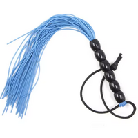 SILICONE FLOGGER - BLUE