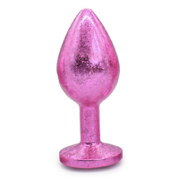 GEM - FROSTED PINK BUTT PLUG MEDIUM