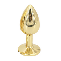 GEM - GOLD ALLOY BUTT PLUG LARGE