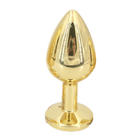 GEM - GOLD ALLOY BUTT PLUG MEDIUM