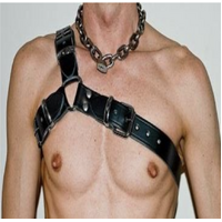 MENS GLADIATOR HARNESS EXTRA LARGE BLACK