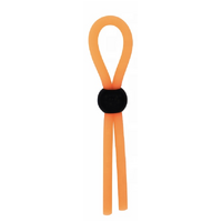 LASSY SILICONE COCK RING - ORANGE GLOW IN THE DARK