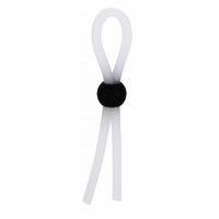 LASSY SILICONE COCK RING - WHITE 