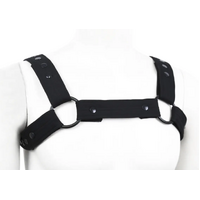 BLACK NEOPRENE HARNESS ADJASTABLE