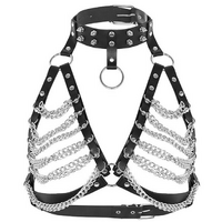 WOMENS PUNK HARNESS - SILVER