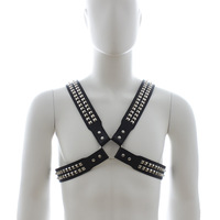 PU X-STYLE HARNESS STUDDED