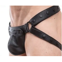 PU JOCKSTRAP - BLACK