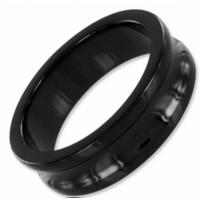 REFLECTOR - BLACK 45mm S/STEEL COCK RING