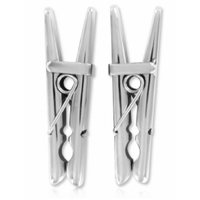 PLEASURE AND PAIN - S/STEEL BONDAGE PEG 2pc