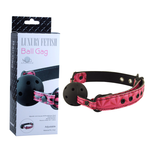 LUXURY FETISH BALL GAG PINK