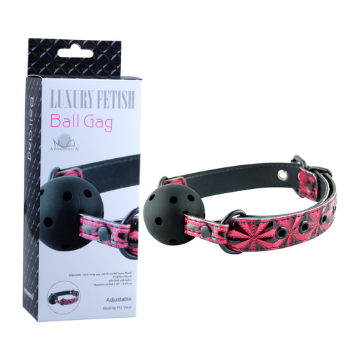 LUXURY FETISH BALL GAG RED