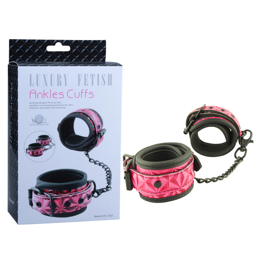 LUXURY FETISH ANKLE CUFFS PINK