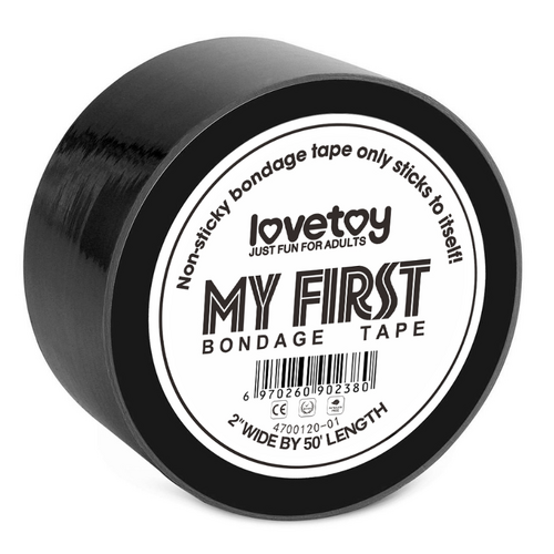 LOVETOY MY FIRST BONDAGE TAPE - BLACK