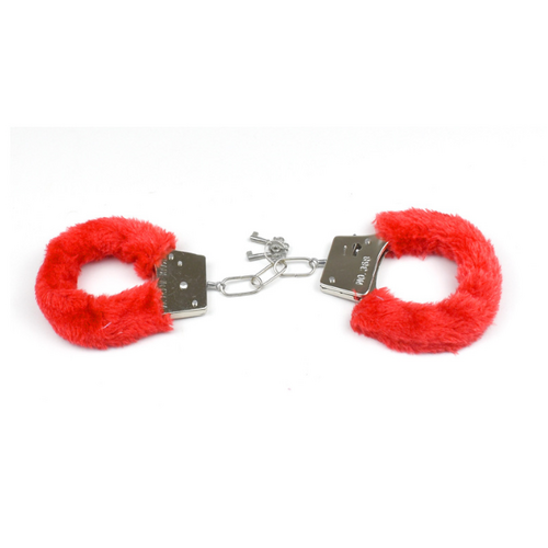 FUR LOVE CUFF - RED