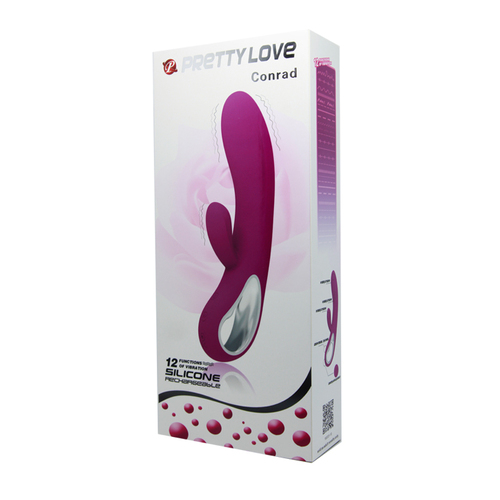 P/L "ELMER" PURPLE SILICONE VIBRATOR