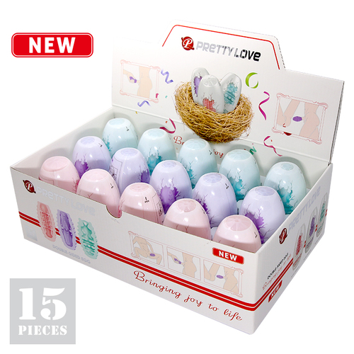 P/L MASTURBATION EGG RETAIL BOX OF 15