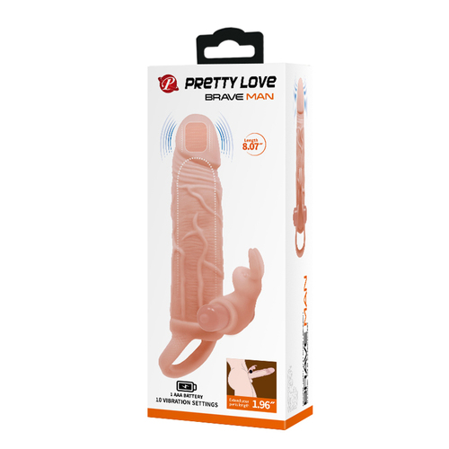 P/L BRAVE MAN VIBRATING PENIS SLEEVE