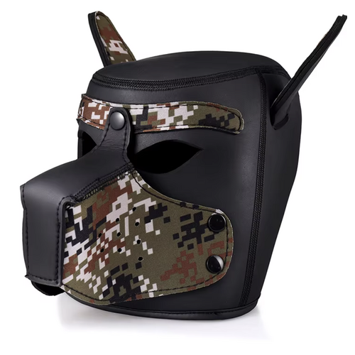 NEOPRENE PUP HOOD - CAMOFLAGE