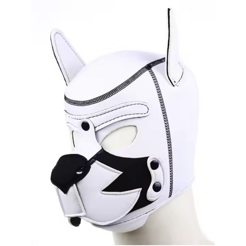 NEOPRENE PUP HOOD - FOXY WHITE