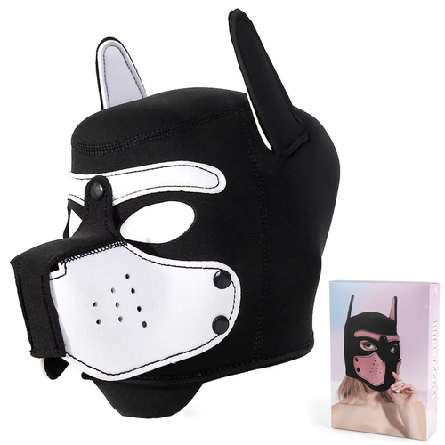 NEOPRENE PUP HOOD - WHITE