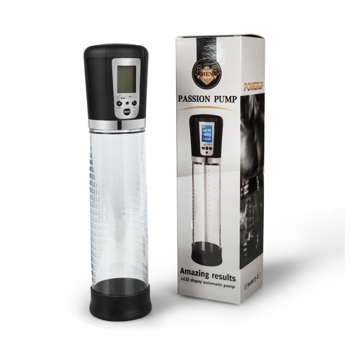 MEN PASSION PUMP - LCD DISPLAY RECHARGABLE