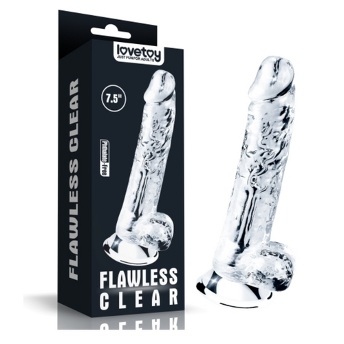 LOVETOY FLAWLESS CLEAR 7.5" DONG