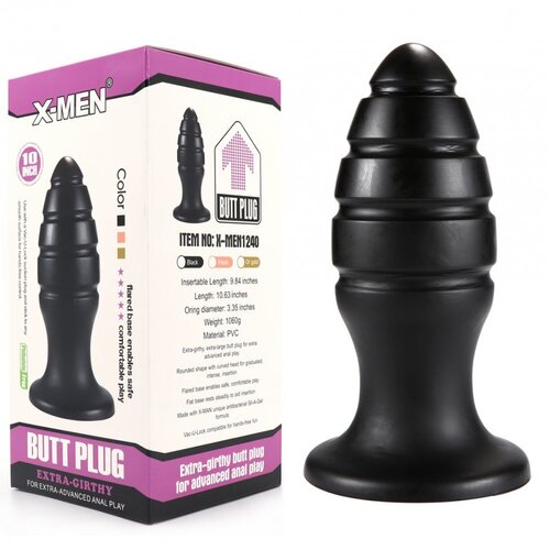 X-MEN EXTRA GIRTHY 10" BUTT PLUG