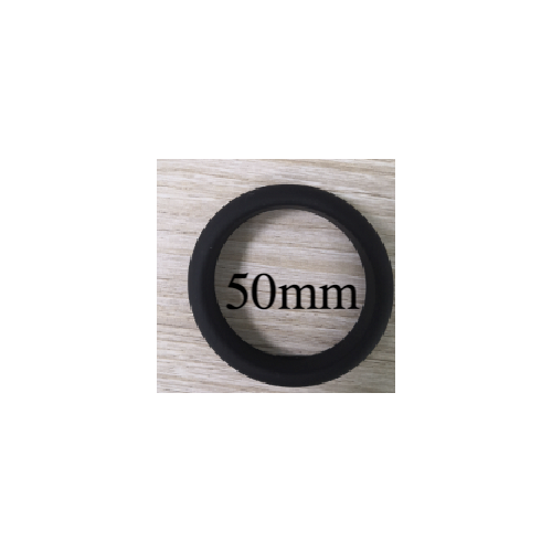 SILICONE BAND COCK RING - BLACK 50mm