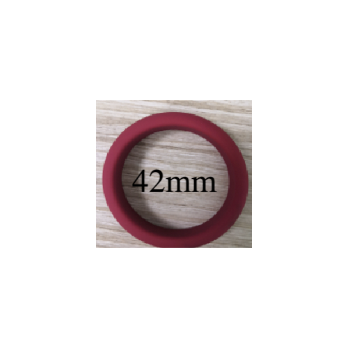 SILICONE BAND COCK RING - RED 42mm