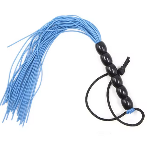 SILICONE FLOGGER - BLUE