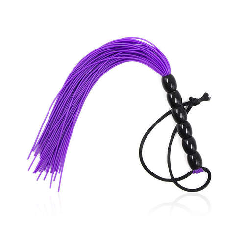 SILICONE FLOGGER - PURPLE