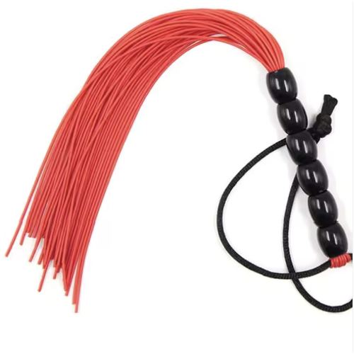 SILICONE FLOGGER - RED