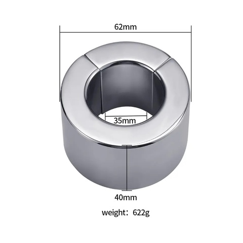 ROUND S/S MAGNETIC BALL WEIGHT 40mm/622g