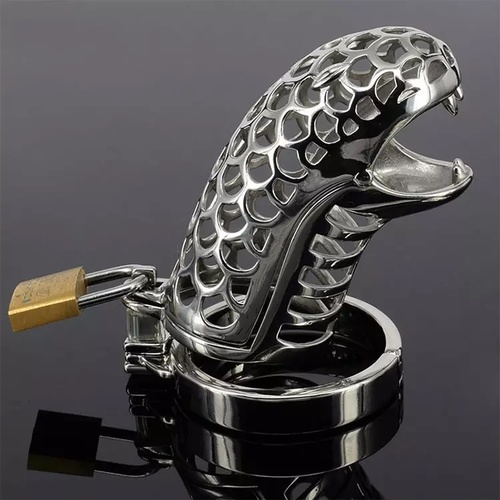 COCK BLOCKED "COBRA" CHASTITY CAGE - 45mm