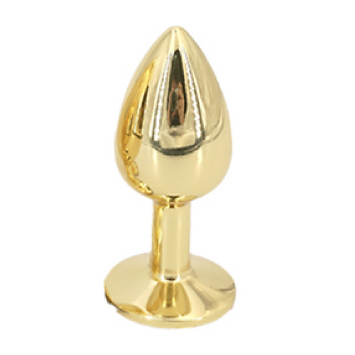 GEM - GOLD ALLOY BUTT PLUG LARGE