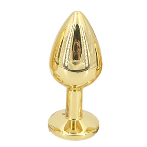 GEM - GOLD ALLOY BUTT PLUG MEDIUM