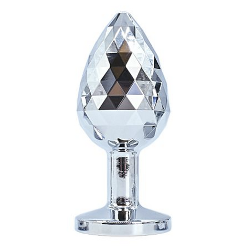 GEM - MIRROR BALL SILVER BUTT PLUG MEDIUM