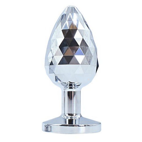 GEM - MIRROR BALL SILVER BUTT PLUG SMALL