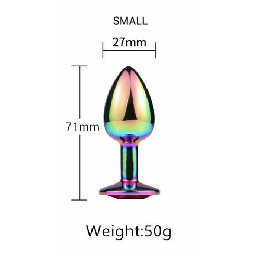 GEM - RAINBOW BUTT PLUG SMALL