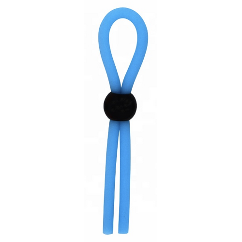 LASSY SILICONE COCK RING - BLUE GLOW IN THE DARK