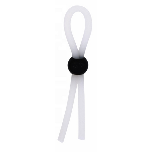 LASSY SILICONE COCK RING - WHITE 