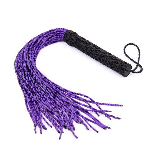 NYLON ROPE WHIP - PURPLE