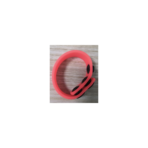 ADJUSTABLE SILICONE COCK RING - PINK