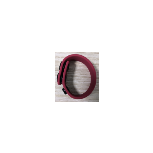 ADJUSTABLE SILICONE COCK RING - RED