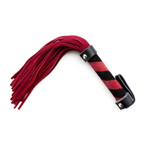 SUEDE MINI FLOGGER - RED