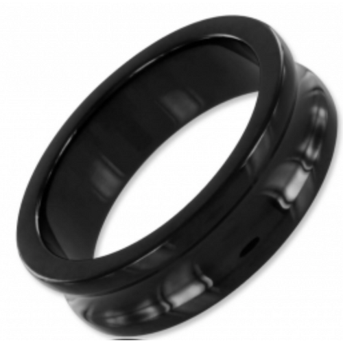 REFLECTOR - BLACK 45mm S/STEEL COCK RING